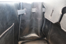 画像をギャラリービューアに読み込む, HERMES/エルメス バーキン35 フィヨルド ブラック 〇Z刻印 ハンドバッグ 700080047