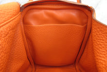 將圖片載入圖庫檢視器 HERMES/エルメス リンディ30 トリヨンクレマンス オレンジ □M刻印 ショルダーバッグ 700030049
