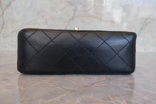 画像をギャラリービューアに読み込む, CHANEL/シャネル ミニマトラッセシングルフラップチェーンショルダーバッグ ラムスキン ブラック/ゴールド金具 ショルダーバッグ 800010052