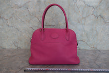 将图片加载到图库查看器,HERMES/BOLIDE 27 Chevre myzore goatskim Fuschia pink □J刻印 Shoulder bag 800080073