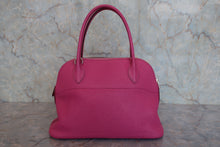 将图片加载到图库查看器,HERMES/BOLIDE 27 Chevre myzore goatskim Fuschia pink □J刻印 Shoulder bag 800080073