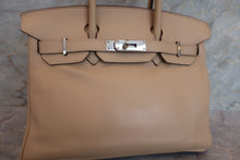 Load image into Gallery viewer, HERMES BIRKIN 30 Swift leather Tabac camel □M Engraving Hand bag 700020145