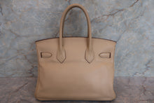 Load image into Gallery viewer, HERMES BIRKIN 30 Swift leather Tabac camel □M Engraving Hand bag 700020145