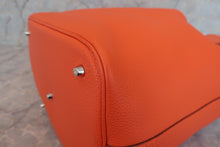 Load image into Gallery viewer, HERMES PICOTIN LOCK GM Clemence leather Orange poppy T Engraving Hand bag 700090143