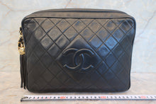 将图片加载到图库查看器,CHANEL/香奈儿 CF 流苏 链条 肩背包 羊皮 Black/Gold hadware(黑色/金色金属) 肩背包 700120046