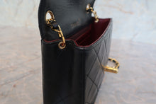 画像をギャラリービューアに読み込む, CHANEL/シャネル ミニマトラッセシングルフラップチェーンショルダーバッグ ラムスキン ブラック/ゴールド金具 ショルダーバッグ 800010052