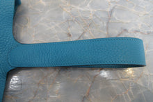 Load image into Gallery viewer, HERMES PICOTIN LOCK GM Clemence leather Turquoise blue □R Engraving Hand bag 700040040