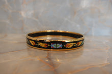 將圖片載入圖庫檢視器 HERMES/エルメス エマイユPM 金メッキ ゴールド/マルチカラー バングル 27120269