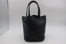 Load image into Gallery viewer, HERMES PICOTIN LOCK MM Clemence leather Black Y Engraving Hand bag 800090038