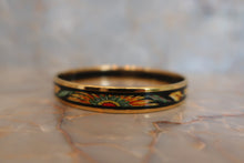 將圖片載入圖庫檢視器 HERMES/エルメス エマイユPM 金メッキ ゴールド/マルチカラー バングル 27120269