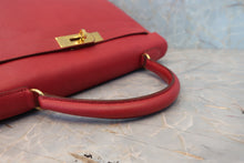 将图片加载到图库查看器,HERMES KELLY 32 Graine Couchevel leather Rouge vif 〇X刻印 Shoulder bag 800050067