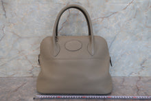 将图片加载到图库查看器,HERMES/BOLIDE 31 Clemence leather Sauge X刻印 Shoulder bag 700100139