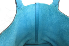 Load image into Gallery viewer, HERMES PICOTIN LOCK GM Clemence leather Turquoise blue □R Engraving Hand bag 700040040