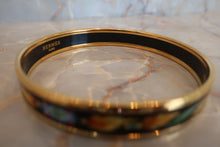 將圖片載入圖庫檢視器 HERMES/エルメス エマイユPM 金メッキ ゴールド/マルチカラー バングル 27120269