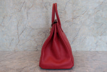 Load image into Gallery viewer, HERMES BIRKIN 35 Togo leather Rouge garance □N Engraving Hand bag 700090135