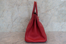 Load image into Gallery viewer, HERMES BIRKIN 35 Togo leather Rouge garance □N Engraving Hand bag 700090135