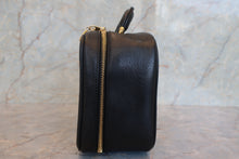 画像をギャラリービューアに読み込む, CHANEL/シャネル ココマークバニティ キャビアスキン ブラック/ゴールド金具 バニティ 800010034