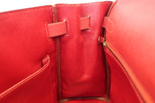 将图片加载到图库查看器,HERMES KELLY 32 Graine Couchevel leather Rouge vif 〇X刻印 Shoulder bag 800050067
