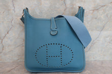 画像をギャラリービューアに読み込む, HERMES/エルメス エブリン1PM トリヨンクレマンス ブルージーン □I刻印 ショルダーバッグ 700030038