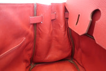 Load image into Gallery viewer, HERMES BIRKIN 35 Togo leather Rouge garance □N Engraving Hand bag 700090135