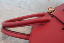 Load image into Gallery viewer, HERMES BIRKIN 35 Togo leather Rouge garance □N Engraving Hand bag 700090135