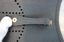 将图片加载到图库查看器,HERMES  EVELYNE TPM Clemence leather Black C刻印 Shoulder bag 700040155