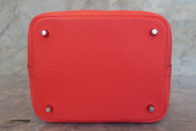 将图片加载到图库查看器,HERMES PICOTIN LOCK MM Clemence leather Rose texas Y刻印 Hand bag 700100147