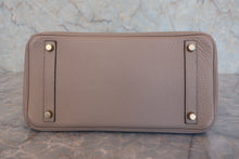 将图片加载到图库查看器,HERMES BIRKIN 30 Clemence leather Gris tourterelle □K刻印 Hand bag 800080062