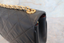 画像をギャラリービューアに読み込む, CHANEL/シャネル マトラッセチェーンショルダーバッグ ラムスキン ブラック/ゴールド金具 ショルダーバッグ 800010054