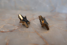 將圖片載入圖庫檢視器 CHANEL/シャネル ココマーク星型イヤリング 金メッキ  ゴールド/ブラック イヤリング 300030216