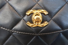画像をギャラリービューアに読み込む, CHANEL/シャネル マトラッセチェーンショルダーバッグ ラムスキン ブラック/ゴールド金具 ショルダーバッグ 800010054