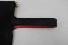 Load image into Gallery viewer, HERMES PICOTIN LOCK ECLAT MM Clemence leather/Swift leather Blue Indigo/Orange poppy X Engraving Hand bag 800090244