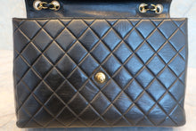 将图片加载到图库查看器,CHANEL/香奈儿 中号CF 单盖包 链条包 羊皮 Black/Gold hadware(黑色/金色金属) 肩背包 700120045