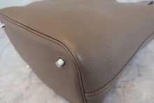 Load image into Gallery viewer, HERMES PICOTIN LOCK MM Clemence leather Etoupe gray □O Engraving Hand bag 800070022