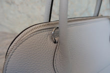 将图片加载到图库查看器,HERMES/BOLIDE 31 Clemence leather Blue pale Z刻印 Shoulder bag 800080156