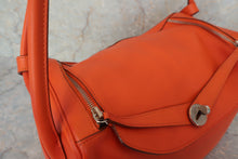 画像をギャラリービューアに読み込む, HERMES/エルメス リンディ34 エバーカラー オレンジ □Q刻印 ショルダーバッグ 600100188