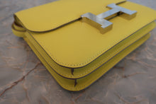 Load image into Gallery viewer, HERMES CONSTANCE3 MINI Epsom leather Lime D Engraving Shoulder bag 700080169