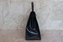 將圖片載入圖庫檢視器 HERMES/エルメス ケリー28 ボックスカーフ ネイビー 〇J刻印 ショルダーバッグ 700090117