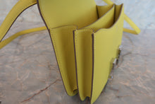 Load image into Gallery viewer, HERMES CONSTANCE3 MINI Epsom leather Lime D Engraving Shoulder bag 700080169