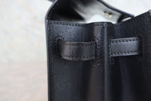 将图片加载到图库查看器,HERMES MINI KELLY 20 Box carf leather Black 〇S刻印 Shoulder bag 800050094