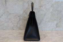 画像をギャラリービューアに読み込む, HERMES/エルメス ケリー28 ボックスカーフ ブラック 〇T刻印 ハンドバッグ 7000010230