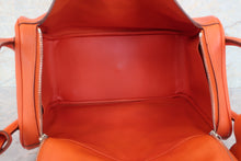 画像をギャラリービューアに読み込む, HERMES/エルメス リンディ34 エバーカラー オレンジ □Q刻印 ショルダーバッグ 600100188