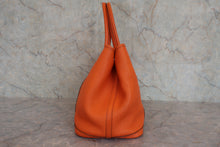 将图片加载到图库查看器,HERMES GARDEN PARTY PM Negonda leather Orange □N刻印 Tote bag 800050089