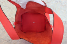 将图片加载到图库查看器,HERMES PICOTIN LOCK MM Clemence leather Rouge de coeur Y刻印 Hand bag 800080098
