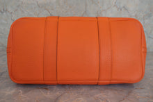 将图片加载到图库查看器,HERMES GARDEN PARTY PM Negonda leather Orange □N刻印 Tote bag 800050089