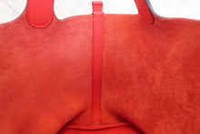 将图片加载到图库查看器,HERMES PICOTIN LOCK MM Clemence leather Rouge de coeur Y刻印 Hand bag 800080098