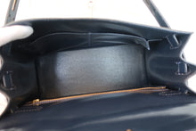 將圖片載入圖庫檢視器 HERMES/エルメス ケリー28 ボックスカーフ ネイビー 〇J刻印 ショルダーバッグ 700090117