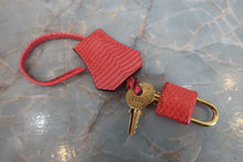 Load image into Gallery viewer, HERMES BIRKIN 25 Lizard Bougainvillier A Engraving Hand bag 600080137