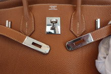画像をギャラリービューアに読み込む, HERMES/エルメス バーキン30 トゴ ゴールド □J刻印 ハンドバッグ 800010060