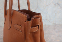 画像をギャラリービューアに読み込む, HERMES/エルメス バーキン30 トゴ ゴールド □J刻印 ハンドバッグ 800010060